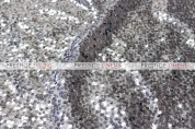 Taffeta Sequins Embroidery Table Runner - Charcoal
