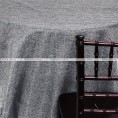 Vintage Linen Table Runner - Charcoal