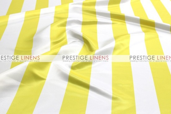Striped Print Lamour Table Runner - 3.5 Inch - Yellow