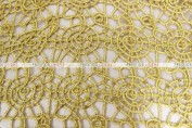 Chemical Lace Chair Caps & Sleeves - Gold