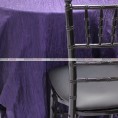 Crushed Taffeta Chair Caps & Sleeves - 1032 Purple