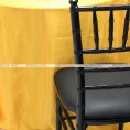 Crushed Taffeta Chair Caps & Sleeves - 426 Yellow