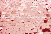 Dazzle Square Sequins Chair Caps & Sleeves - Blush