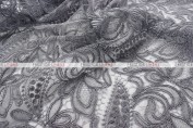 French Lace Chair Caps & Sleeves - Silver