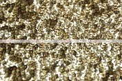 Gatsby Sequins Chair Caps & Sleeves - Gold