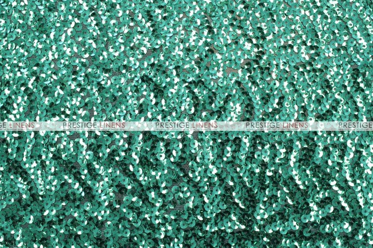 Gatsby Sequins Chair Caps & Sleeves - Jade