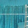 Glitz Chair Caps & Sleeves - Aqua