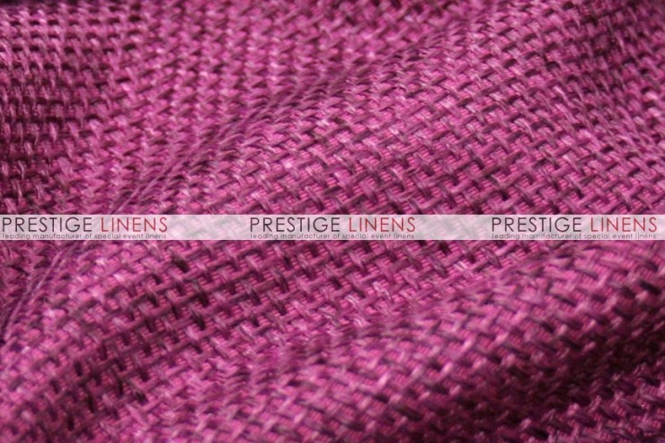 Jute Linen Chair Caps & Sleeves - Magenta