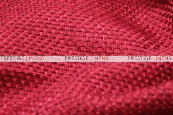 Jute Linen Chair Caps & Sleeves - Red