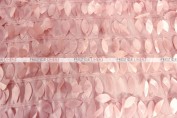 Leaf Petal Taffeta Chair Caps & Sleeves - Blush Pink