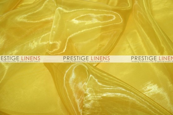 Mirror Organza Chair Caps & Sleeves - 426 Yellow