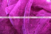 Organza Swirl Chair Caps & Sleeves - 646 Magenta