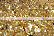 Payette Sequins (Shiny) Chair Caps & Sleeves - Gold