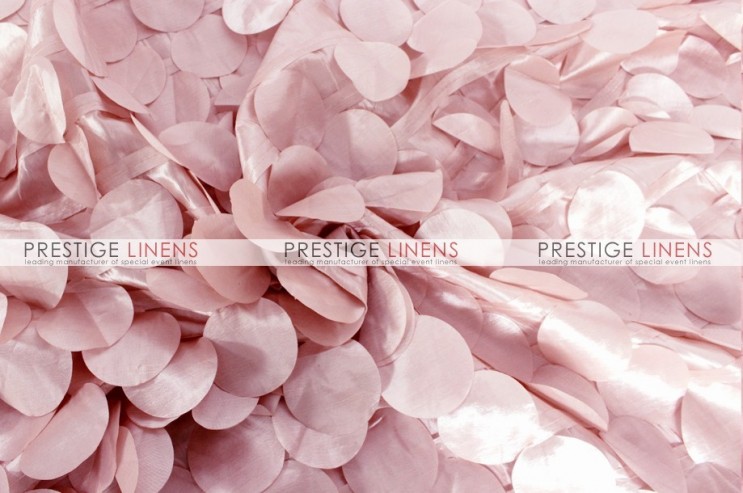 Petal Taffeta Chair Caps & Sleeves - Blush Pink