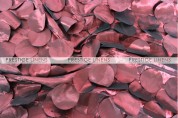 Petal Taffeta Chair Caps & Sleeves - Burgundy