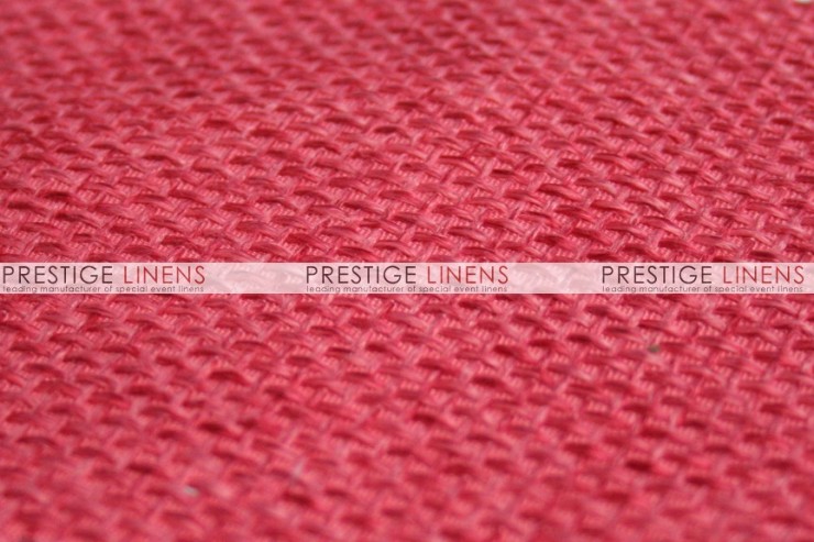 Jute Linen Aisle Runner - Coral