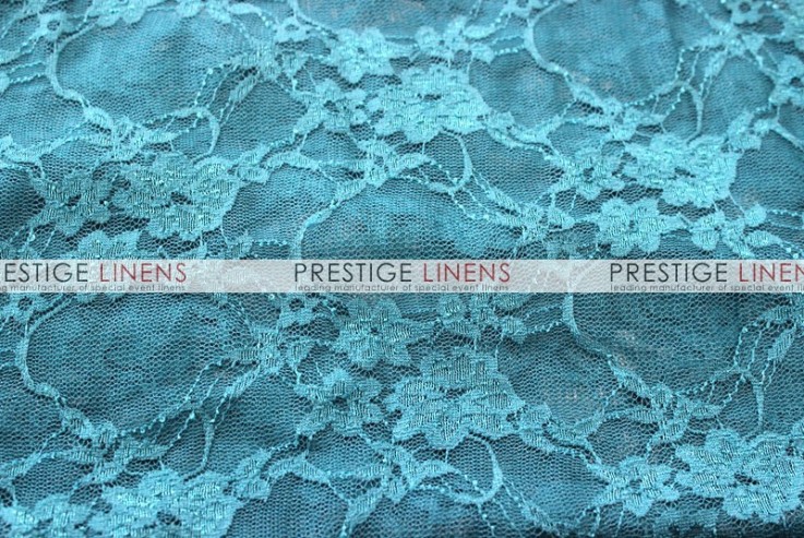 Victorian Stretch Lace Chair Caps & Sleeves - Dk Teal