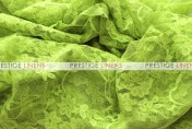 Victorian Stretch Lace Chair Caps & Sleeves - Lime