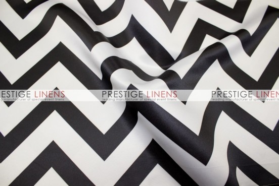 Chevron Print Lamour Pad Cover-Black