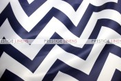 Chevron Print Lamour Pad Cover-Navy