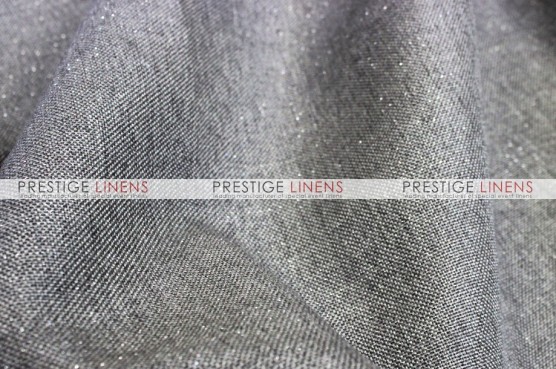 Metallic Linen Pad Cover - Grey