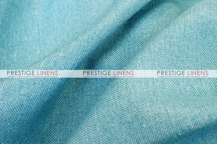 Metallic Linen Pad Cover - Turquoise