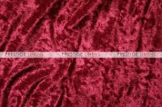Panne Velvet Pad Cover-Cranberry