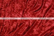 Panne Velvet Pad Cover-Red