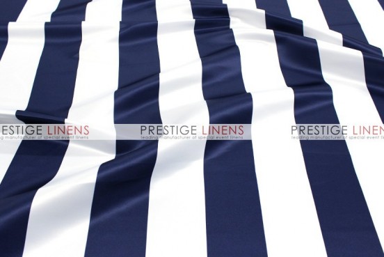 Striped Print Lamour Pad Cover - 3.5 Inch - Navy