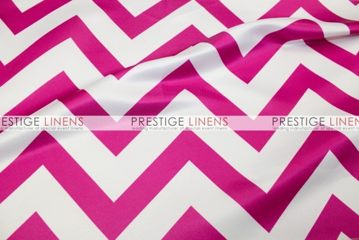 Chevron Print Lamour Sash-Fuchsia