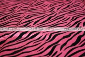 Flocking Zebra Taffeta Sash-Candy Pink