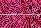 Flocking Zebra Taffeta Sash-Fuchsia