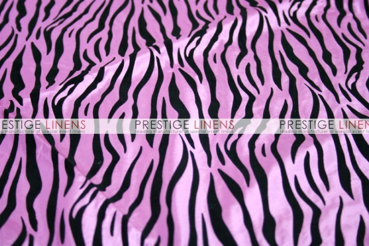 Flocking Zebra Taffeta Sash-Pink