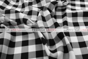 Gingham Buffalo Check Sash - Black