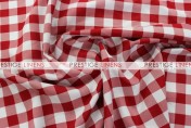 Gingham Buffalo Check Sash - Red