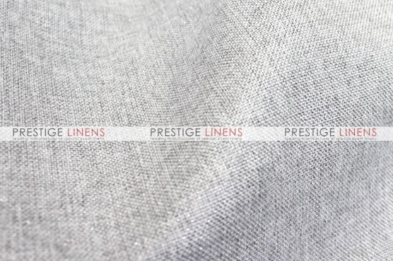 Metallic Linen Sash - Platinum