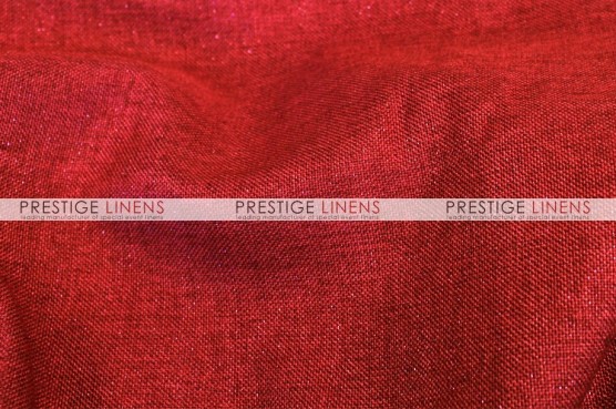 Metallic Linen Sash - Red