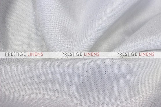 Metallic Linen Sash - White