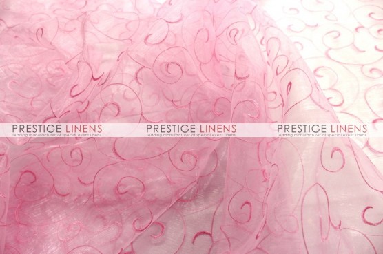 Organza Swirl Sash-527 Pink