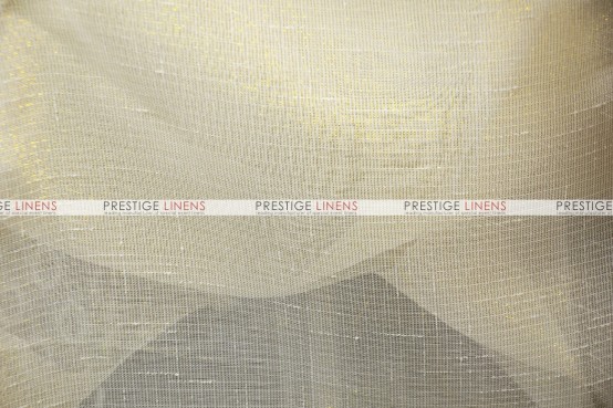 Metallic Sheer Linen Table Linen - Gold