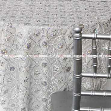 Coco Star Table Linen - Silver