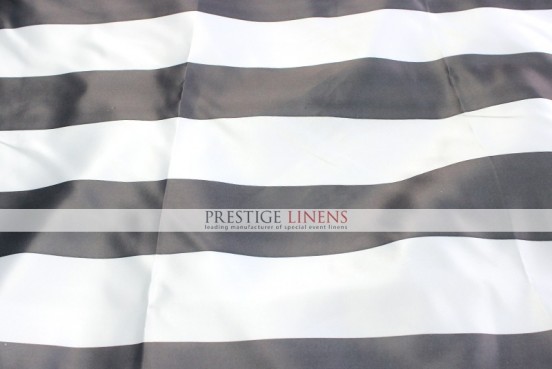 Striped Print Lamour Aisle Runner - 3.5 Inch-Grey