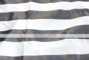 Striped Print Lamour Sash-3.5 Inch - Grey