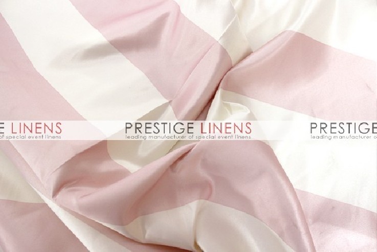 Striped Print Lamour Sash-3.5 Inch - Blush/Ivory