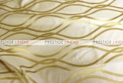 Eliptical Jacquard Table Linen - Gold