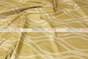 Eliptical Jacquard Table Linen - Gold