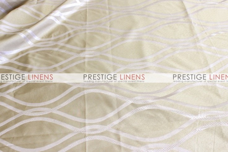 Eliptical Jacquard Table Linen - Ivory