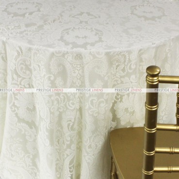 English Lace Table Linen - Ivory