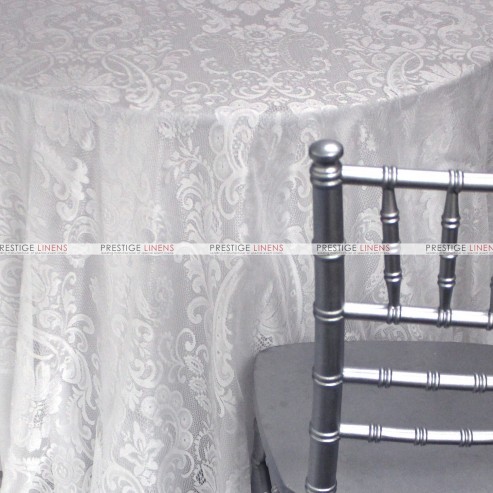 English Lace Table Linen - White
