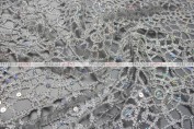 Chemical Lace Table Linen - Silver